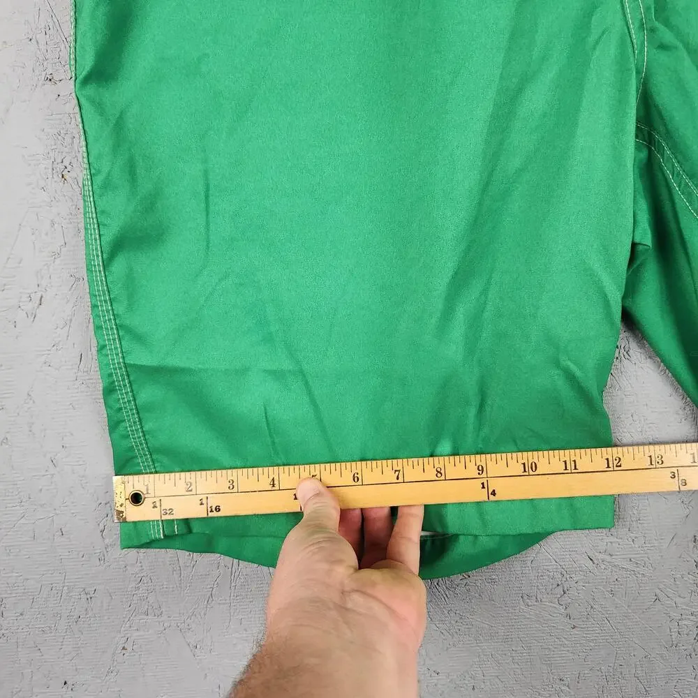 Vintage Polo Ralph Lauren Swim Trunks Mens Large Green Board Shorts Mesh Lined